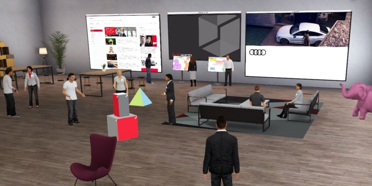 Digitale Transformation: Audi spaces ermöglicht Lernen und Arbeiten im virtuellen Raum